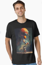 Space Balloons Essential T-Shirt - Image 3