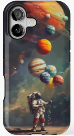 Space Balloons iPhone Case