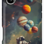 Space Balloons iPhone Case