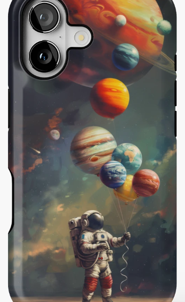 Space Balloons iPhone Case