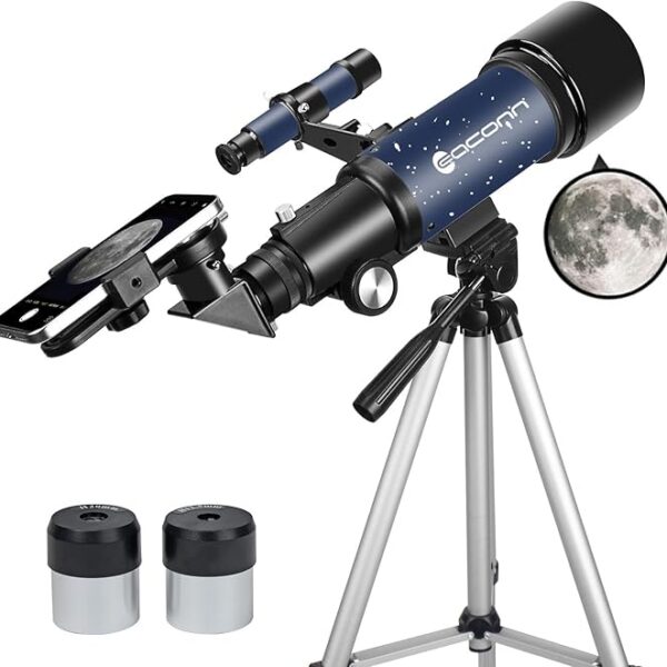 EACONN 70mm Beginner Telescope (Blue)