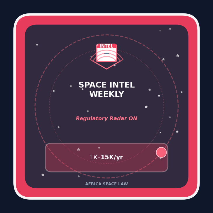 sticker_08_SPACE_INTEL_WEEKLY Veille Réglementaire & Intelligence - Image 1