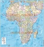 Africa Political Vector Map with Ocean Contours - Image 4