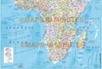 Africa Political Vector Map with Ocean Contours - Image 5